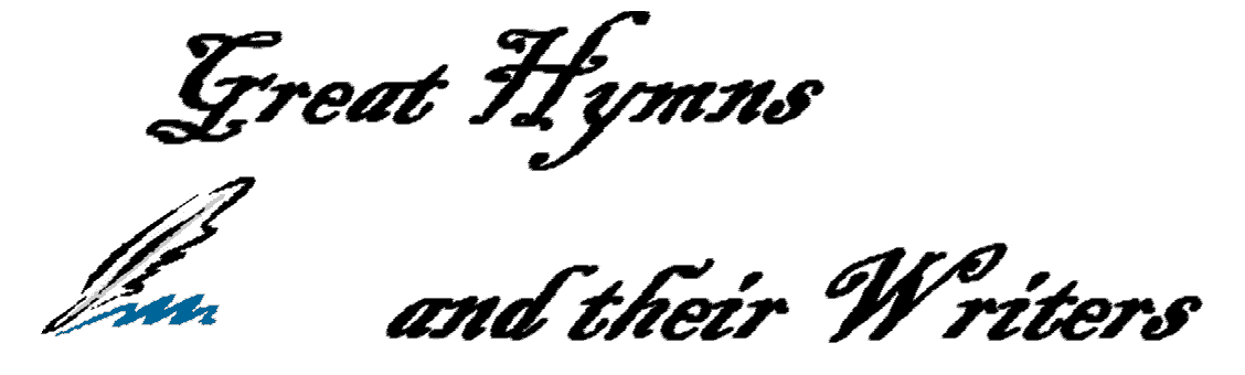 Great Hymns and their Writers